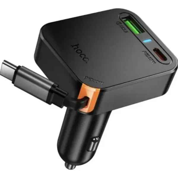 cargador de auto hoco nz18 usb dual | carga rápida para celular en vehículo